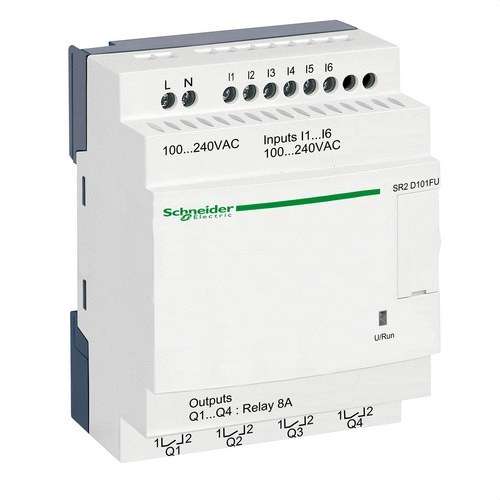 ZELIO programozható relé 100-240V B/E-10 LÉTRA hivatkozással SR2D101FU a márkától SCHNEIDER ELECTRIC