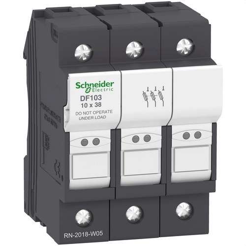 3P 32A 10X38MM biztosítéktartó hivatkozással DF103 a márkától SCHNEIDER ELECTRIC