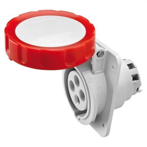 Fix beépíthető aljzat 10° IP67 3P+F 16A 400V 6H hivatkozással GW62231H a márkától GEWISS