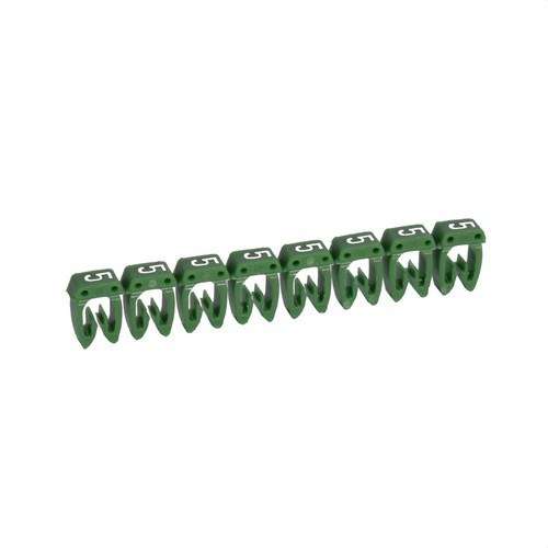 Kábeljelölő címke CAB 3 - Szám 5, 6 mm²-ig hivatkozással 038235 a márkától LEGRAND