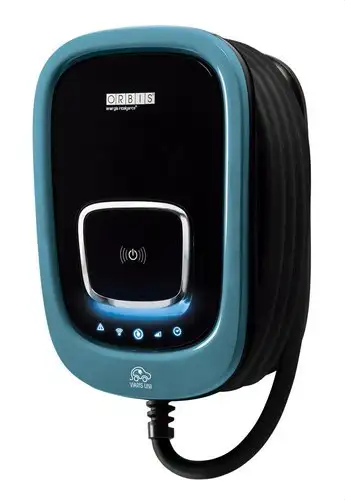 Egys fázisú elektromos autó töltő WiFi-vel VIARIS UNI 7,4kW Type 2 hivatkozással OB94U220HA1 a márkától ORBIS