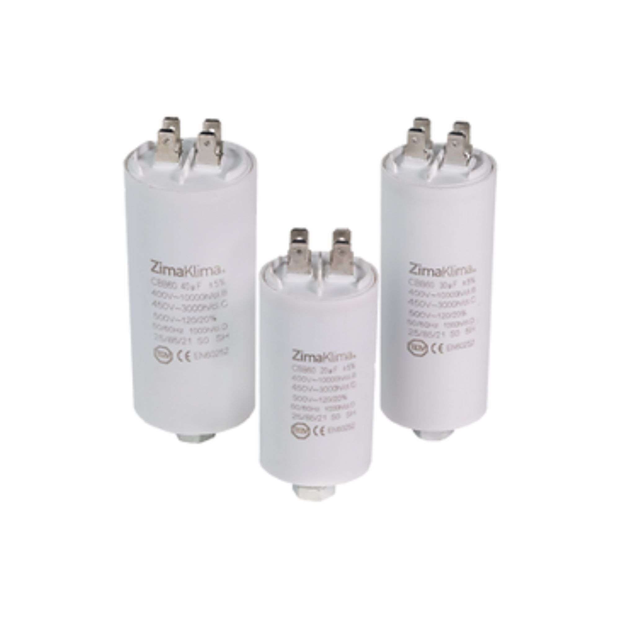 50 uF-os motor kondenzátor hivatkozással 2102-5000 a márkától ZIMAKLIMA