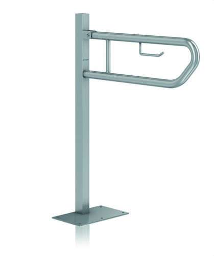 Lehajtható kapaszkodó rúd 800mm szatinált inox oszloppal hivatkozással GW11 09 04 01 a márkától GENWEC