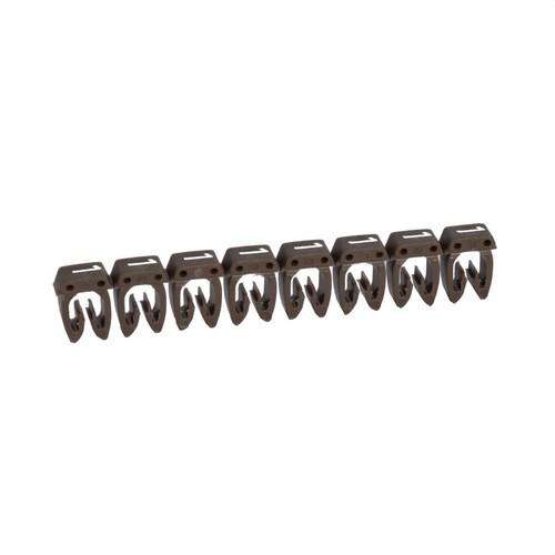 Kábeljelölő címke CAB 3 - Szám 1 1-1,5mm2-ig hivatkozással 038211 a márkától LEGRAND