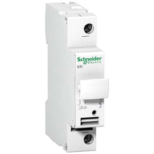 STI 1P 500V biztosítéktartó szakaszoló hivatkozással A9N15636 a márkától SCHNEIDER ELECTRIC