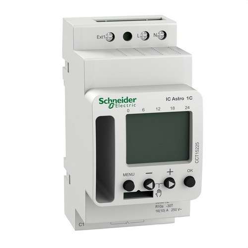 Acti9 IC SMART 1 csatornás csillagászati és alkonykapcsoló hivatkozással CCT15225 a márkától SCHNEIDER ELECTRIC
