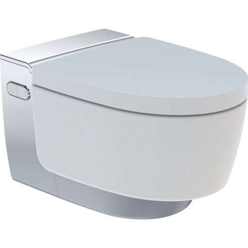 Geberit AquaClean Mera Comfort fali bidés WC fehér és króm hivatkozással 146.212.21.1 a márkától GEBERIT