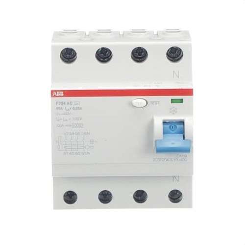 4P 40A AC osztályú FI-relé 30mA hivatkozással 2CSF204001R1400 a márkától ABB