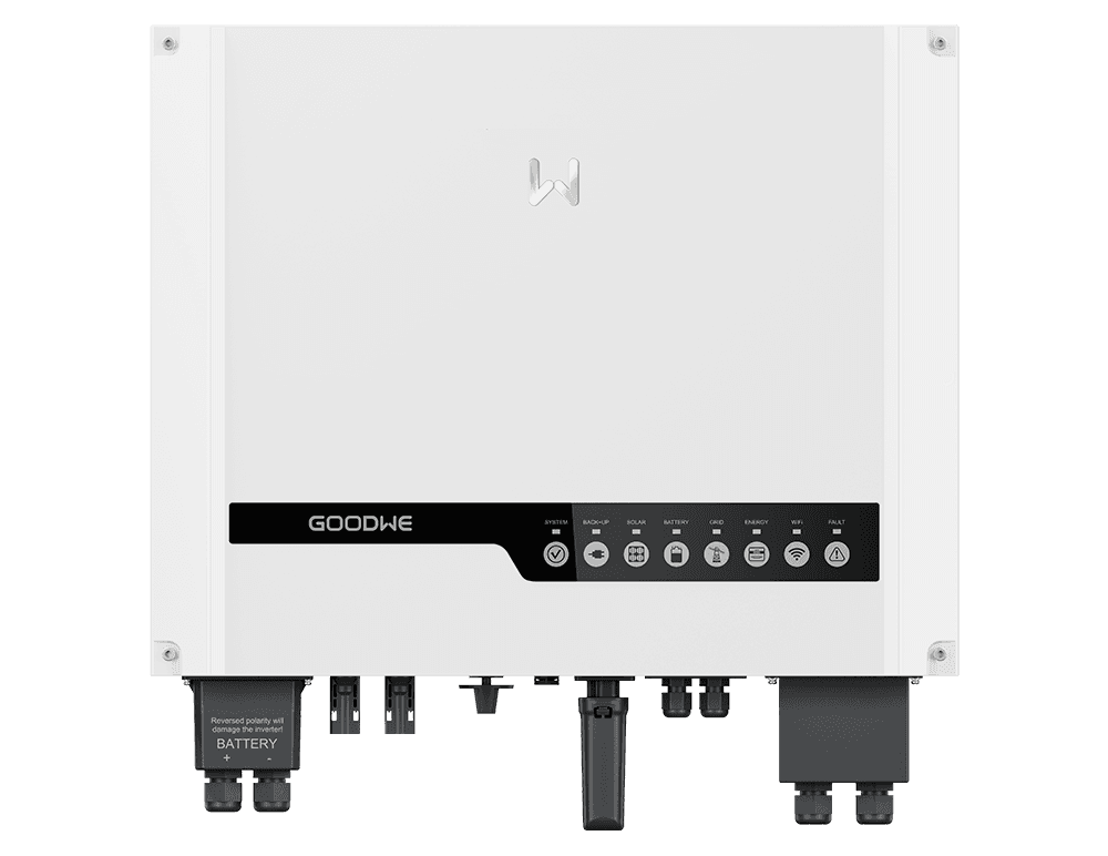 GoodWe ES GW5048D-ES 4,6 kW-os egyfázisú hibrid napelemes inverter hivatkozással GW5048D-ES a márkától GOODWE