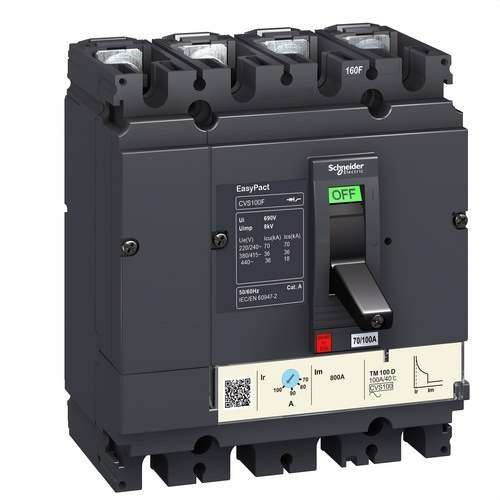 Easypact CVS250B TM200D 4P/4R automata kapcsoló hivatkozással LV525322 a márkától SCHNEIDER ELECTRIC