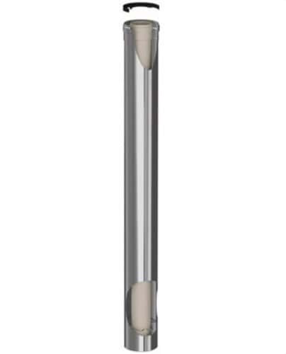 Koaxiális kandallócső, apa-anya, 125/200 mm átmérő, 1000 mm, polipropilén/rozsdamentes acél hivatkozással 125200-1000MH45 a márkától FIG
