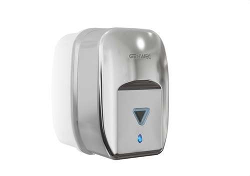 Fali automata szappanadagoló, fényes inox hivatkozással GW04 20 04 02 a márkától GENWEC