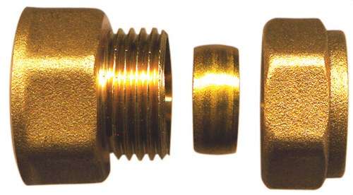 Egyenes sárgaréz belső menetes csatlakozó 1/2"x12mm hivatkozással TAP00223 a márkától ATUSA