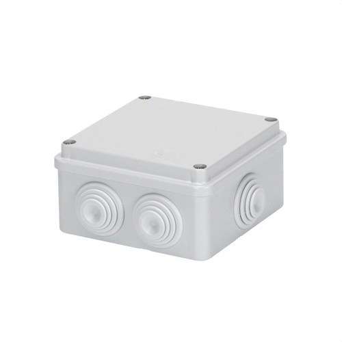 Elágazódoboz alacsony csavarozott fedéllel 100x100x50mm hivatkozással GW44004 a márkától GEWISS