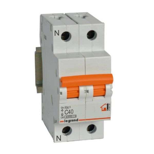 Magnetotermikus RX³ - 1P+N - 230V~ - 40A - C görbe hivatkozással 419930 a márkától LEGRAND