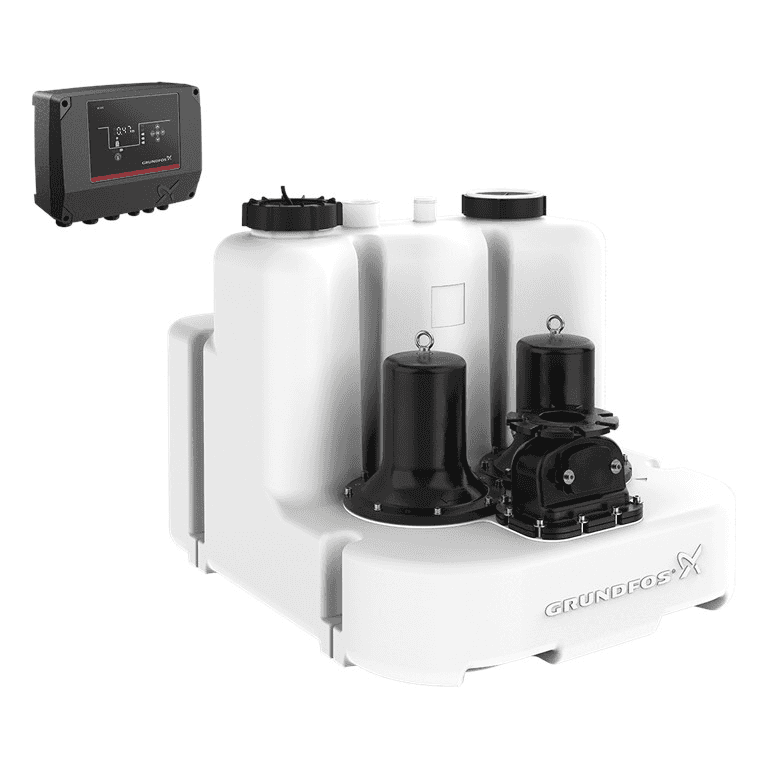 Grundfos Multilift MLD.38.3.2 dupla szivattyús emelőállomás hivatkozással 97901114 a márkától GRUNDFOS