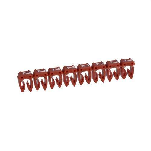 Kábeljelölő címke CAB 3 - Szám 2, 2–2,5 mm²-ig hivatkozással 038222 a márkától LEGRAND