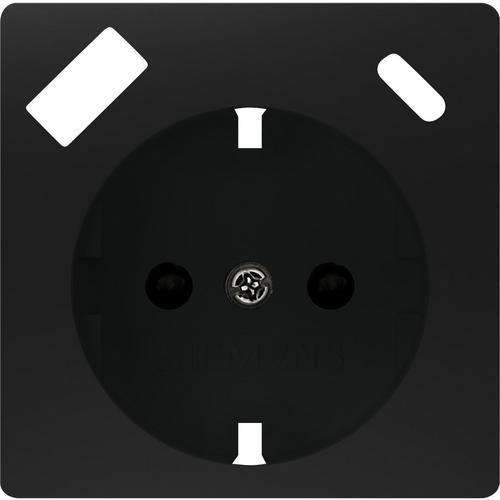 Schuko aljzat fedél USB-vel, matt fekete, Miro hivatkozással 5UH10725SB10 a márkától BJC