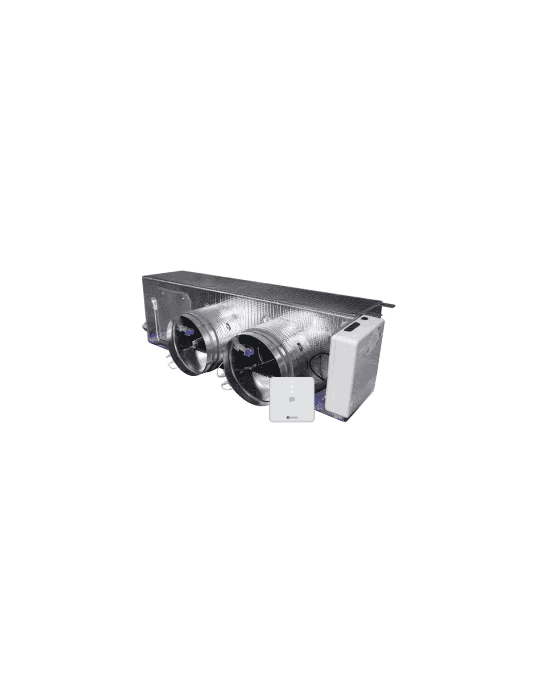 Airzone Easyzone 25 Wi-Fi Medium AZC25MELBS01S2 motorizált plénum Mitsubishi Electric alacsony profilhoz – 2 kimenet Ø200 mm (közepes kapacitás) hivatkozással AZC25MELBS01S2 a márkától AIRZONE