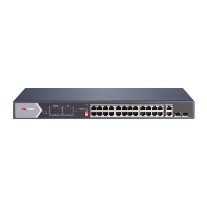 24 portos Hikvision Gigabit PoE switch DS-3E0528HP-E hivatkozással DS-3E0528HP-E a márkától HIKVISION