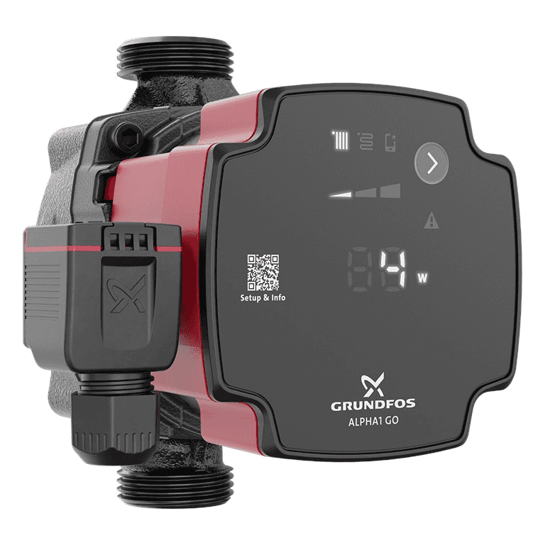 Grundfos ALPHA1 GO 15-60 130 keringető szivattyú hivatkozással 93074173 a márkától GRUNDFOS