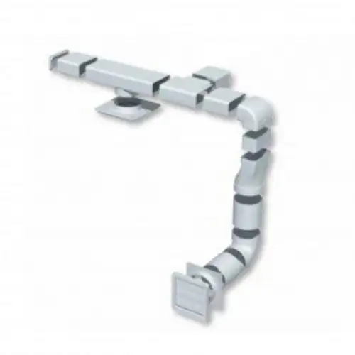 TUBREC MR téglalap alakú csatlakozó, 100 mm átmérő hivatkozással 5416836300 a márkától SOLER & PALAU