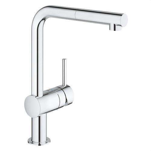 Minta XL egykaros kihúzható csaptelep konyhába, króm hivatkozással 32168000 a márkától GROHE