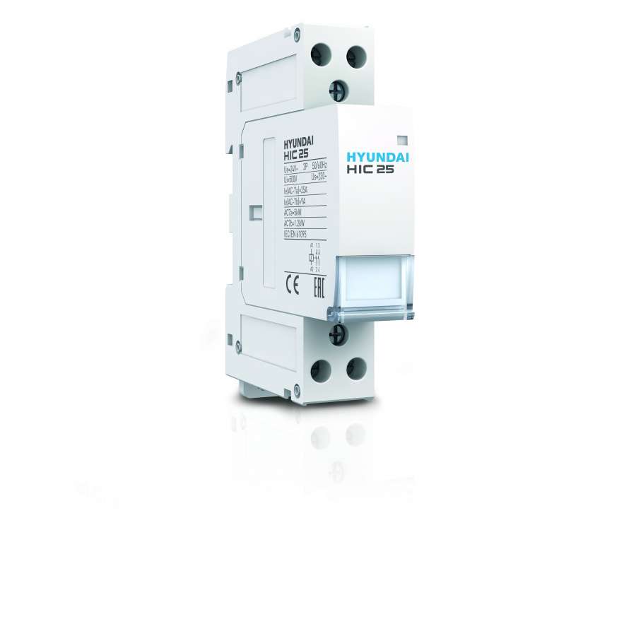 Moduláris kontaktor 25A 2NO AC 50Hz 230V CA hivatkozással HYC25-20NS230 a márkától PROCOEL