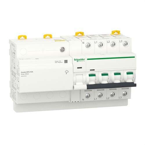 Acti9 Combi SPU 3P + N 50 A automata kapcsoló túlfeszültség-védelemmel hivatkozással A9L20750 a márkától SCHNEIDER ELECTRIC