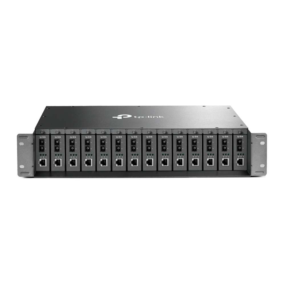 14 foglalatos vázszerkezet hivatkozással TL-MC1400 a márkától TP-LINK