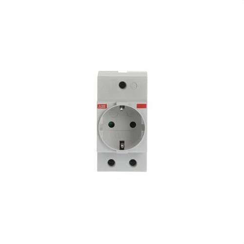 ABB szürke elektromos aljzat kapcsoló nélkül, beltéri, 16A, IP20/IP30, 250 V hivatkozással 2CSM210000R0721 a márkától ABB