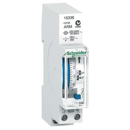 Napi analóg időkapcsoló Acti9 IH 1 modul CRM 1 csatorna 16A hivatkozással 15336 a márkától SCHNEIDER ELECTRIC