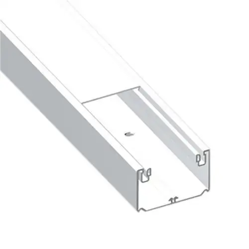 Fehér fedeles csatorna U23X 50x80mm hivatkozással 93020-2 a márkától UNEX