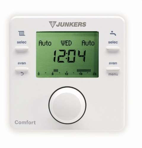 Bosch CR80 RF vezeték nélküli intelligens termosztát hivatkozással 7738112287 a márkától JUNKERS