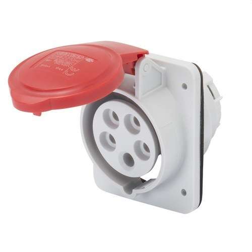 Fix beépíthető aljzat 10° IP44 3P+N+F 16A 400V 6H hivatkozással GW62210H a márkától GEWISS