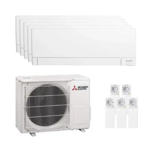 5 az 1-ben légkondicionáló wifi-vel Mitsubishi MSZ-AY 2,5 kW (3) + 3,5 kW (2) hivatkozással MXZMSZAY-2525253535-102 a márkától MITSUBISHI