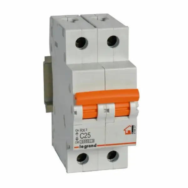 Magnetotermikus RX³ - 2P - 230/400V~ - 25A - C görbe hivatkozással 419937 a márkától LEGRAND