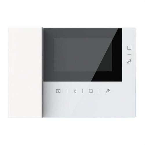 Welcome 4,3" fehér videó kaputelefon monitor hivatkozással WM22471-W a márkától NIESSEN
