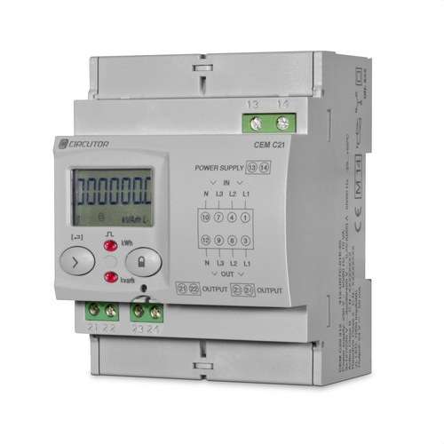 Közvetlen háromfázisú energiaszámláló kommunikációval CEM-C21-485-T1 hivatkozással Q22421. a márkától CIRCUTOR