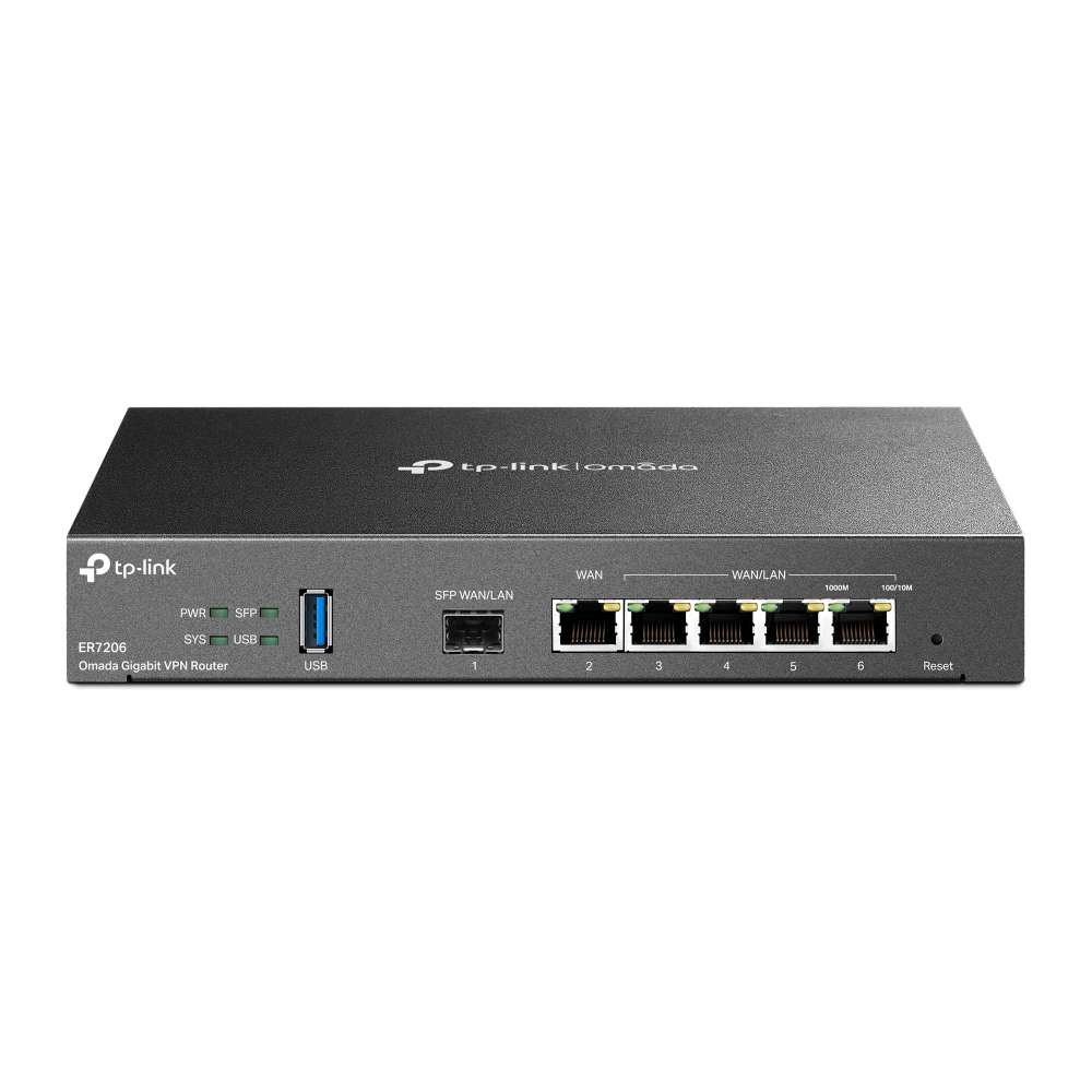 Gigabit VPN Router Omada hivatkozással ER7206 a márkától TP-LINK