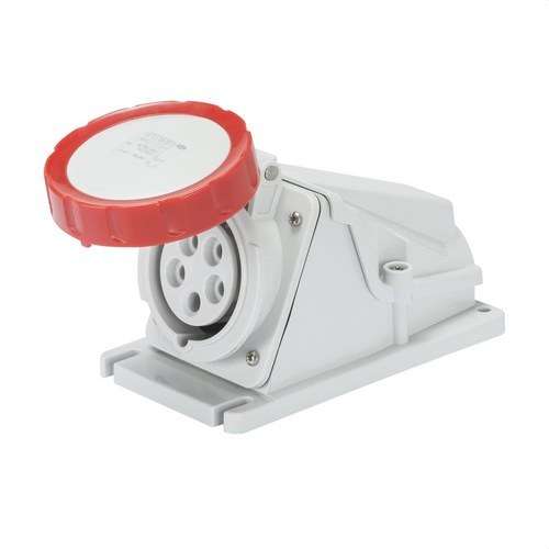 90°-os fix felületi aljzat, IP67, 3P+N+F, 16A, 400V hivatkozással GW62505 a márkától GEWISS