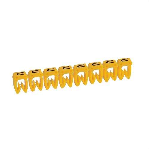 Kábeljelölő címke CAB 3 - U betű 6mm²-ig hivatkozással 038380 a márkától LEGRAND