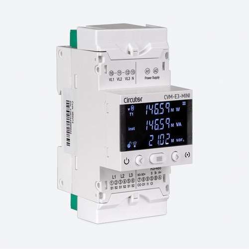 Háromfázisú hálózatelemző Circutor CVM-E3-MINI-MC-485-IC hivatkozással M56424. a márkától CIRCUTOR