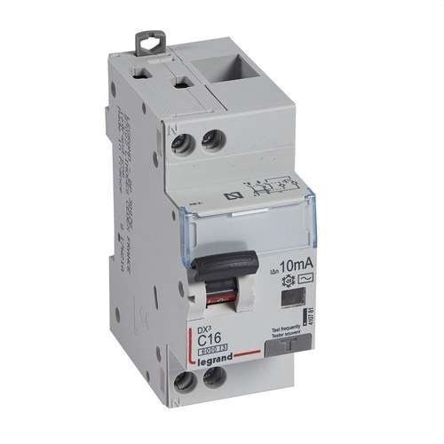 DX3 P+N 10mA C16 differenciál mágneskapcsoló automata hivatkozással 410781 a márkától LEGRAND