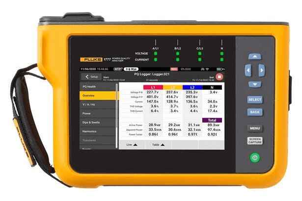 Fluke 1777 elektromos minőség analizátor hivatkozással 5126630 a márkától FLUKE