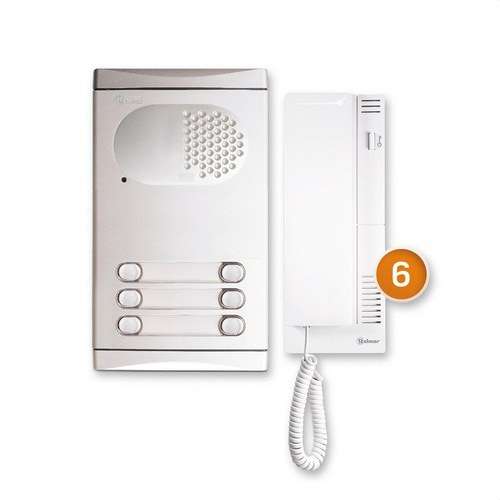 Golmar 4260/AL kaputelefon készlet 6 lakáshoz hivatkozással 11284260B a márkától GOLMAR