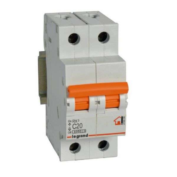 Magnetotermikus RX³ - 2P - 230/400V~ - 20A - C görbe hivatkozással 419936 a márkától LEGRAND