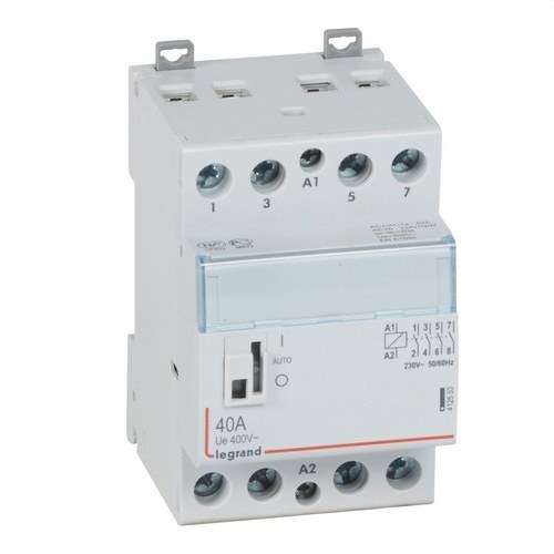 40A 4Z 230V-os kontaktor hivatkozással 412553 a márkától LEGRAND