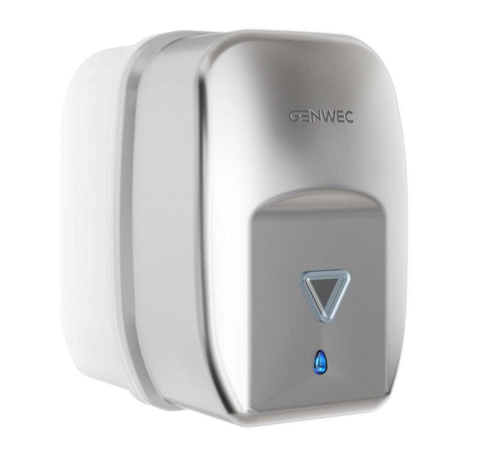 1 200 ml-es automata fali szappanadagoló, szatinált inox hivatkozással GW04 20 04 01 a márkától GENWEC