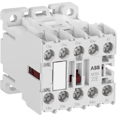 Mini ABB relé kontaktor 50 Hz 415-440 V MCRA022ATW hivatkozással 1SAH102053R9900 a márkától ABB